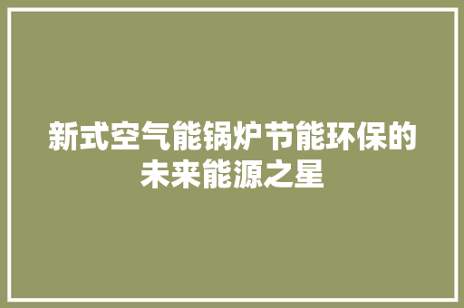 新式空气能锅炉节能环保的未来能源之星 洗衣机