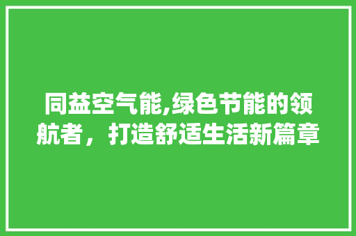 同益空气能,绿色节能的领航者，打造舒适生活新篇章_同益空气能网址 同益空气能,绿色节能的领航者，打造舒适生活新篇章_同益空气能网址 热水器