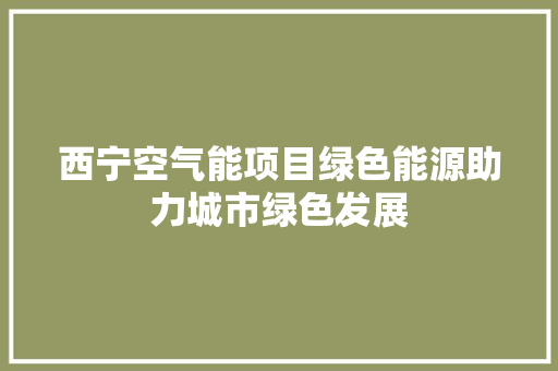 西宁空气能项目绿色能源助力城市绿色发展 灯具安装