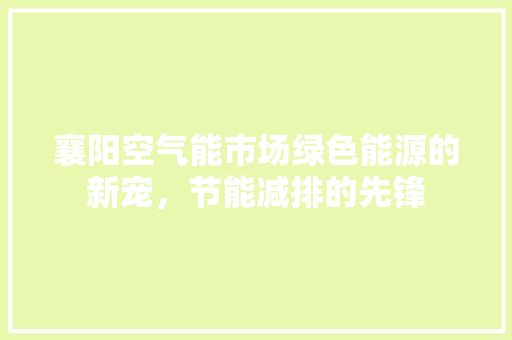 襄阳空气能市场绿色能源的新宠，节能减排的先锋 洗衣机