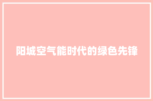 阳城空气能时代的绿色先锋 洁具维修