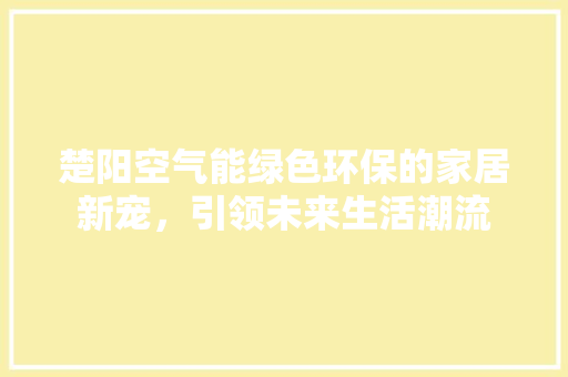 楚阳空气能绿色环保的家居新宠，引领未来生活潮流 灯具安装