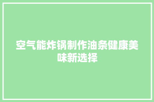 空气能炸锅制作油条健康美味新选择 洗衣机