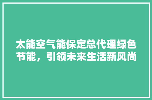 太能空气能保定总代理绿色节能，引领未来生活新风尚 洗衣机