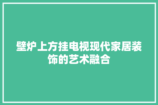 壁炉上方挂电视现代家居装饰的艺术融合 洗衣机
