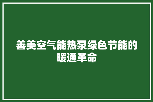 善美空气能热泵绿色节能的暖通革命 洗衣机