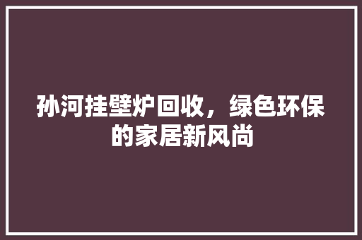 孙河挂壁炉回收，绿色环保的家居新风尚 灯具安装