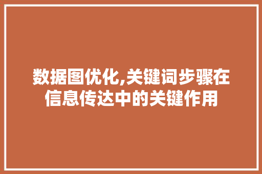 数据图优化,关键词步骤在信息传达中的关键作用 翻新改色