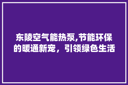 东陵空气能热泵,节能环保的暖通新宠，引领绿色生活新风尚_东陵空气能热泵 东陵空气能热泵,节能环保的暖通新宠，引领绿色生活新风尚_东陵空气能热泵 家具修理