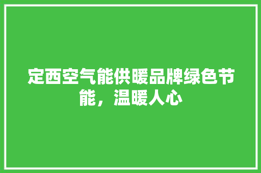 定西空气能供暖品牌绿色节能，温暖人心 洁具维修