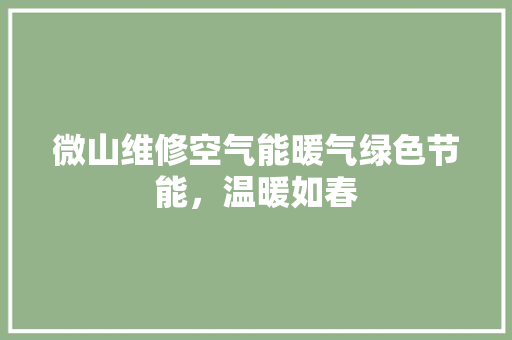 微山维修空气能暖气绿色节能，温暖如春 家具修理