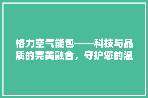 格力空气能包——科技与品质的完美融合，守护您的温暖家居生活 装修设计