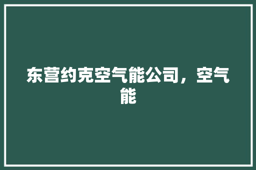 东营约克空气能公司，空气能 装修设计