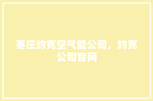 枣庄约克空气能公司，约克公司官网 旧房改造