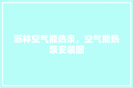 沥林空气能热泵，空气能热泵安装图 空调