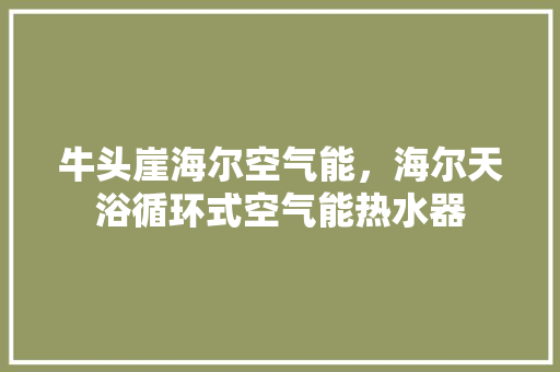 牛头崖海尔空气能，海尔天浴循环式空气能热水器 家居维修