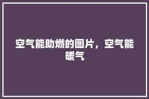 空气能助燃的图片，空气能暖气 装修设计