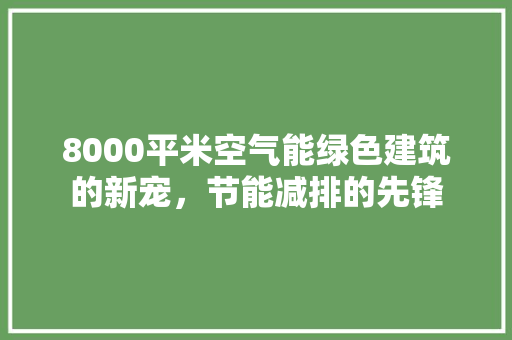8000平米空气能绿色建筑的新宠，节能减排的先锋 翻新改色