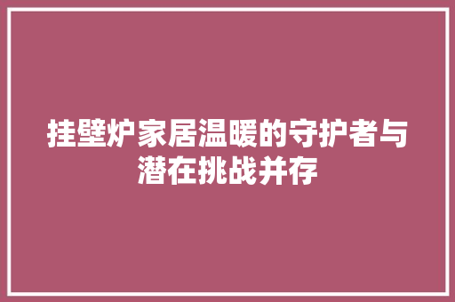 挂壁炉家居温暖的守护者与潜在挑战并存 空调