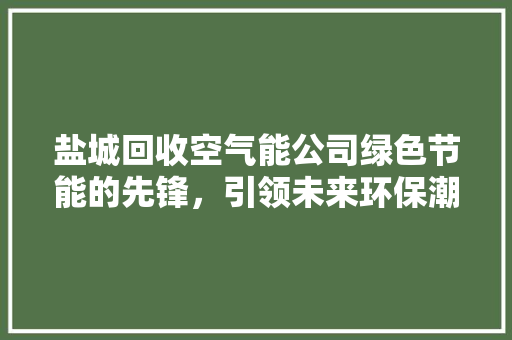 盐城回收空气能公司绿色节能的先锋，引领未来环保潮流 洗衣机