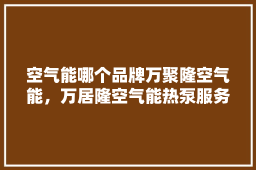 空气能哪个品牌万聚隆空气能，万居隆空气能热泵服务电话 灯具安装