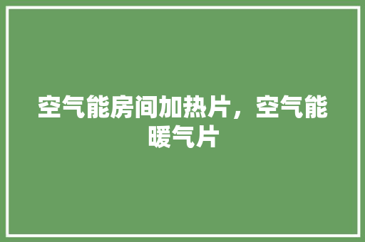 空气能房间加热片，空气能暖气片 洗衣机