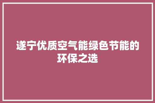 遂宁优质空气能绿色节能的环保之选 水电维修