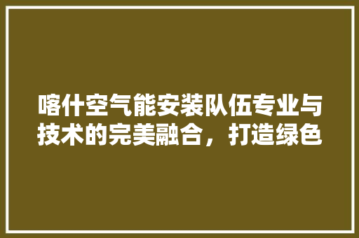 喀什空气能安装队伍专业与技术的完美融合,打造绿色环保生活 家具修理 喀什空气能安装队伍专业与技术的完美融合,打造绿色环保生活 家具修理