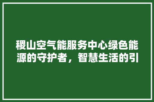稷山空气能服务中心绿色能源的守护者，智慧生活的引领者 家电维护