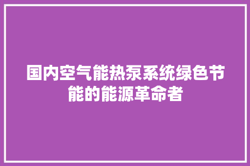 国内空气能热泵系统绿色节能的能源革命者 洗衣机