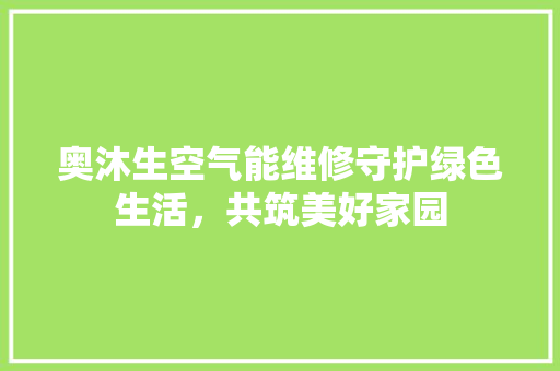 奥沐生空气能维修守护绿色生活，共筑美好家园 洗衣机