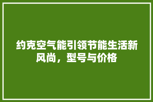 约克空气能引领节能生活新风尚，型号与价格 龙头管件