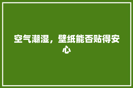 空气潮湿，壁纸能否贴得安心 清洁保养