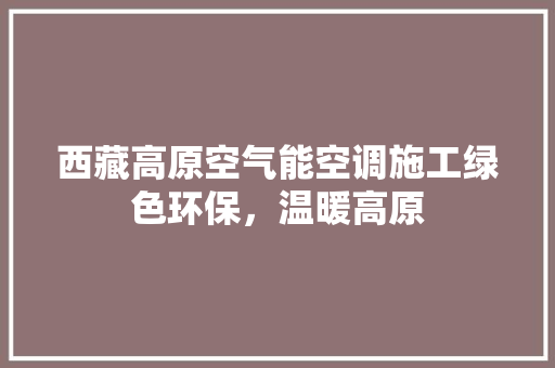西藏高原空气能空调施工绿色环保，温暖高原 灯具安装
