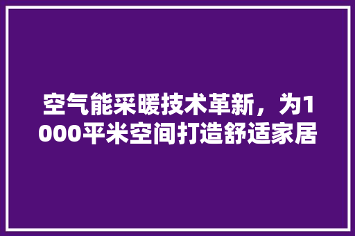 空气能采暖技术革新，为1000平米空间打造舒适家居新体验 局部翻新