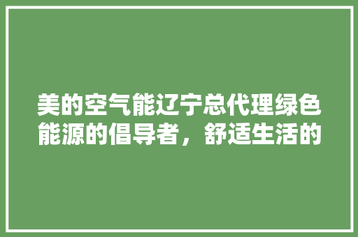 美的空气能辽宁总代理绿色能源的倡导者，舒适生活的引领者 洗衣机