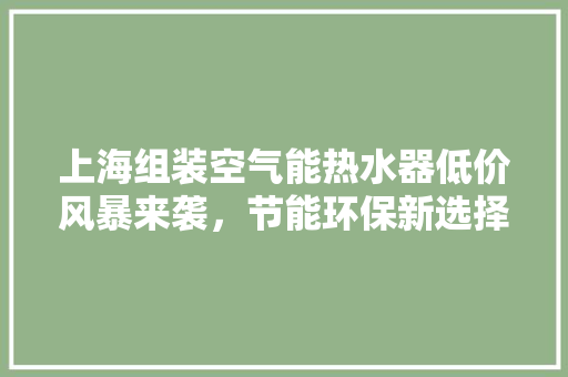 上海组装空气能热水器低价风暴来袭，节能环保新选择！ 洗衣机