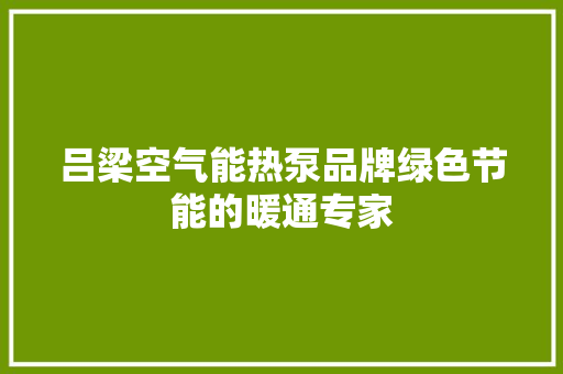 吕梁空气能热泵品牌绿色节能的暖通专家 热水器