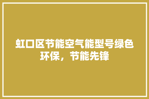 虹口区节能空气能型号绿色环保，节能先锋 空调
