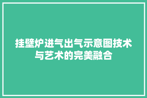挂壁炉进气出气示意图技术与艺术的完美融合 旧房改造