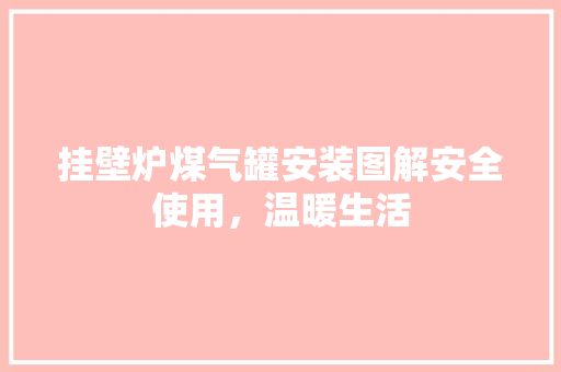 挂壁炉煤气罐安装图解安全使用，温暖生活 冰箱