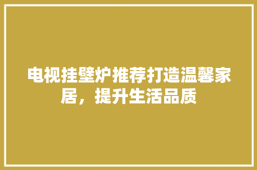 电视挂壁炉推荐打造温馨家居，提升生活品质 贴膜