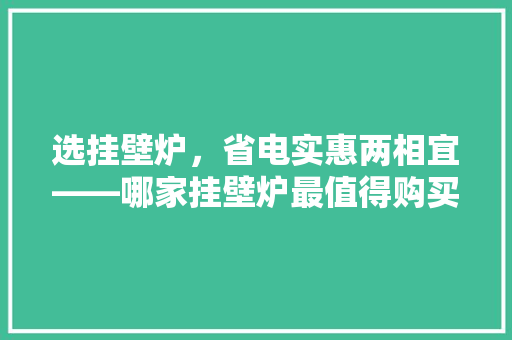 选挂壁炉，省电实惠两相宜——哪家挂壁炉最值得购买 家具修理