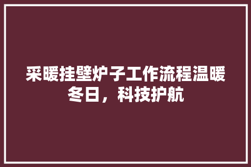 采暖挂壁炉子工作流程温暖冬日，科技护航 冰箱