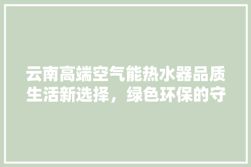 云南高端空气能热水器品质生活新选择，绿色环保的守护者 冰箱