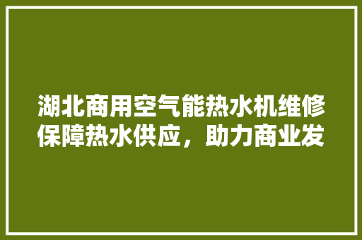 湖北商用空气能热水机维修保障热水供应，助力商业发展 装修设计