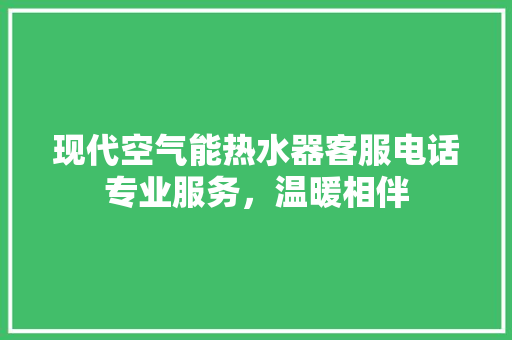 现代空气能热水器客服电话专业服务，温暖相伴 家电维护