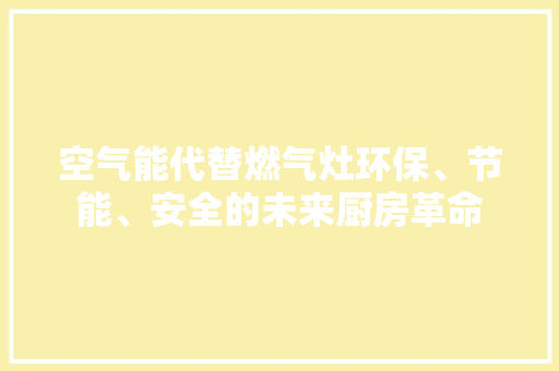 空气能代替燃气灶环保、节能、安全的未来厨房革命 洗衣机
