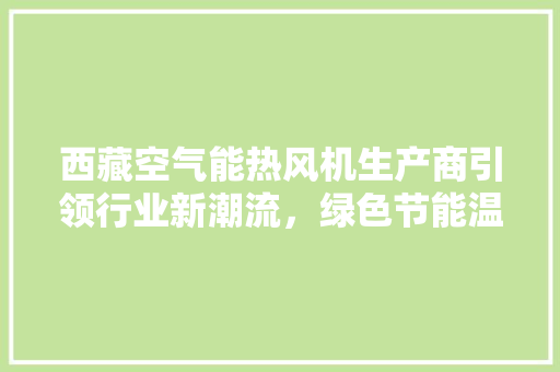 西藏空气能热风机生产商引领行业新潮流，绿色节能温暖家园 热水器